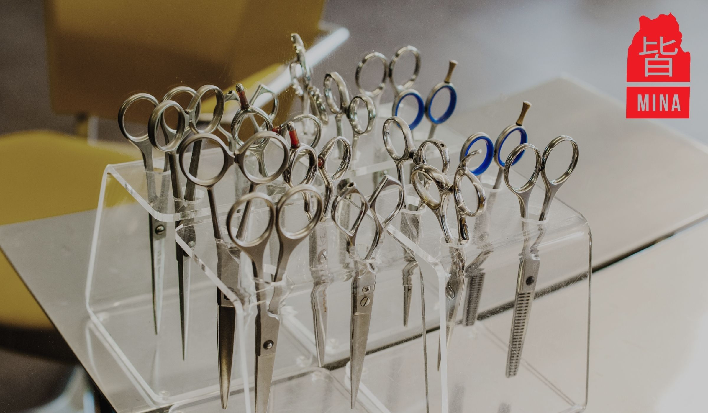 The mina scissors factory for hairdressing shears